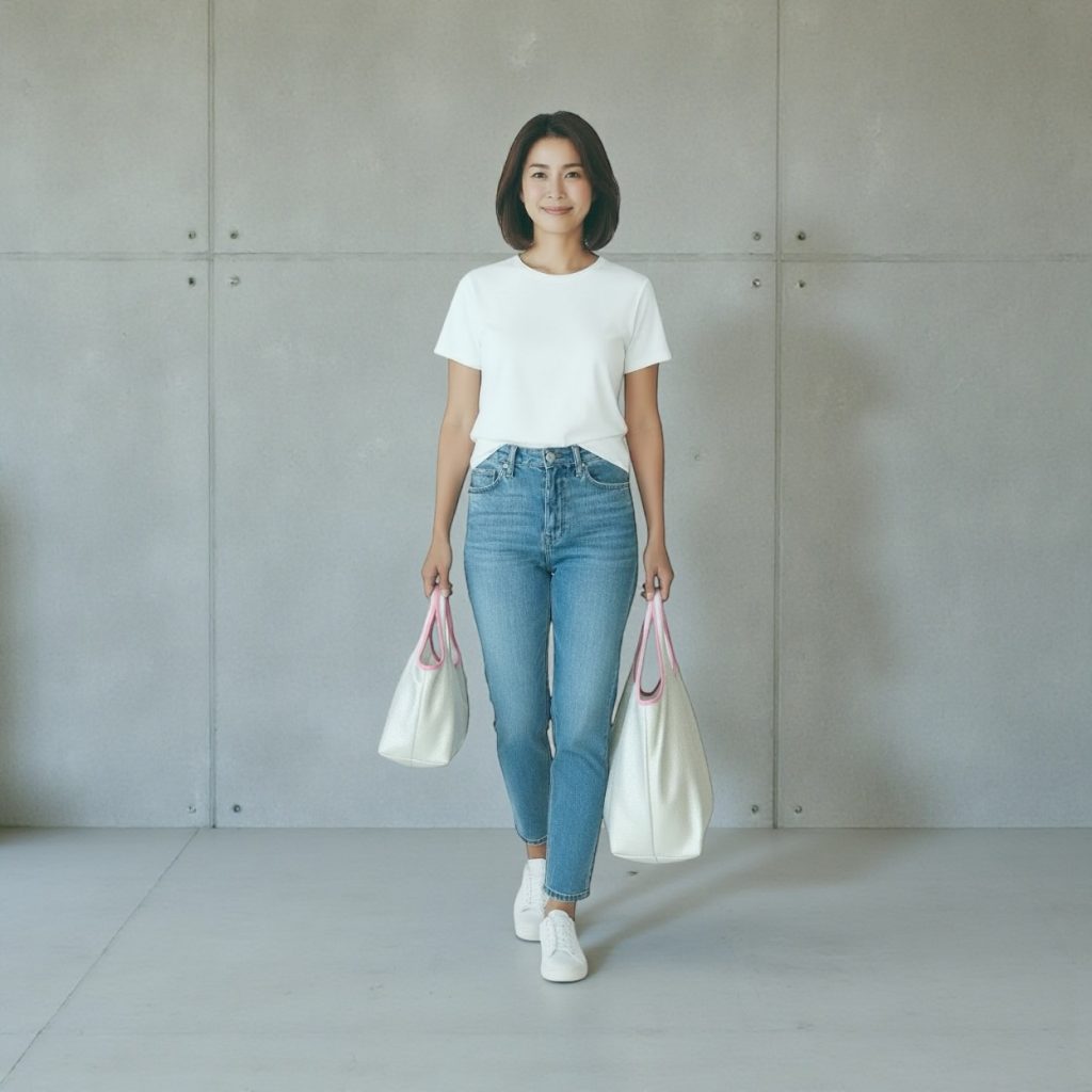 シャイニーペアバッグ（大小2個セット）