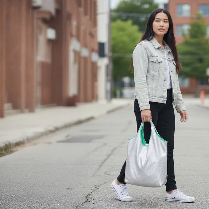 シャイニーペアバッグ（大小2個セット）