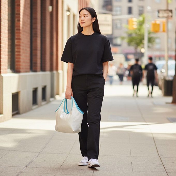 シャイニーペアバッグ（大小2個セット）