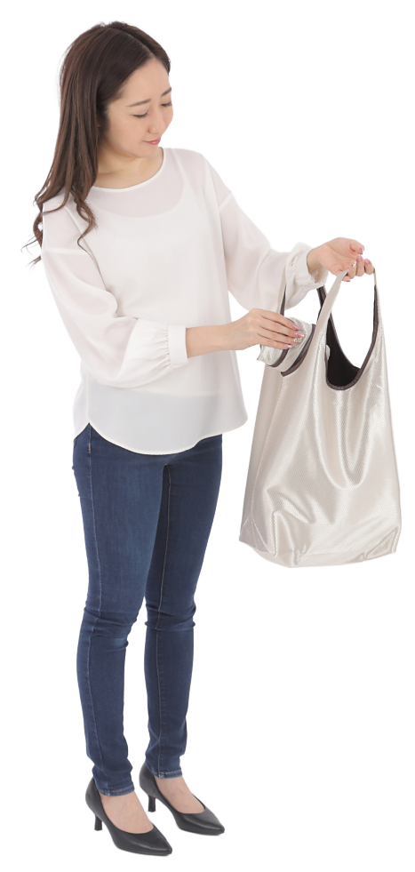 シャイニーペアバッグ（大小2個セット）